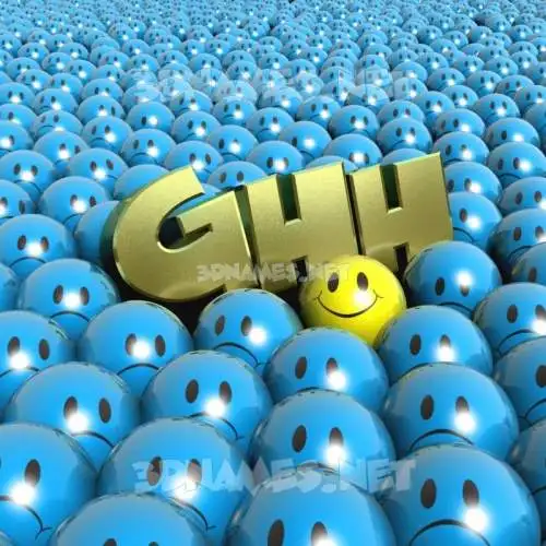 ghh in Special Smileys style - 3D name wallpaper