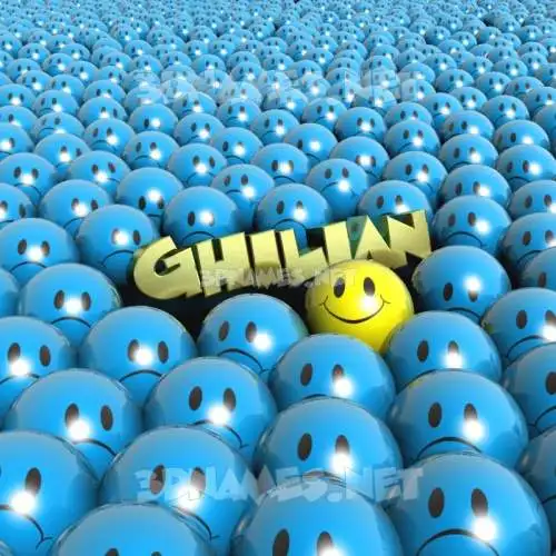 ghilian in Special Smileys style - 3D name wallpaper ghilian in Special Smileys style - 3D name wallpaper