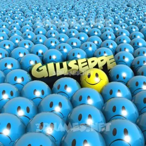 giuseppe in Special Smileys style - 3D name wallpaper