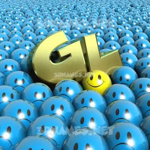 gl in Special Smileys style - 3D name wallpaper gl in Special Smileys style - 3D name wallpaper