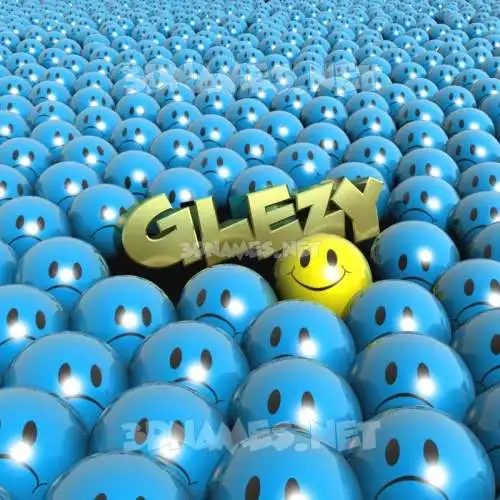 glezy in Special Smileys style - 3D name wallpaper glezy in Special Smileys style - 3D name wallpaper