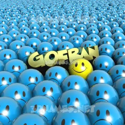 gofran in Special Smileys style - 3D name wallpaper gofran in Special Smileys style - 3D name wallpaper