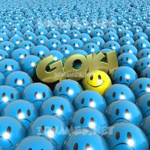 goki in Special Smileys style - 3D name wallpaper goki in Special Smileys style - 3D name wallpaper