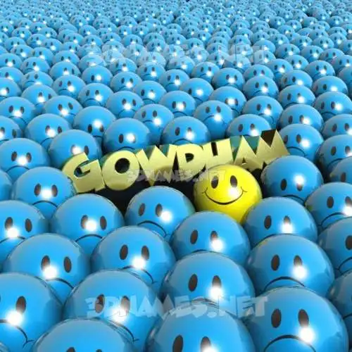 gowdham in Special Smileys style - 3D name wallpaper gowdham in Special Smileys style - 3D name wallpaper
