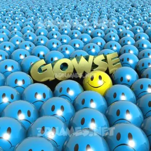 gowse in Special Smileys style - 3D name wallpaper