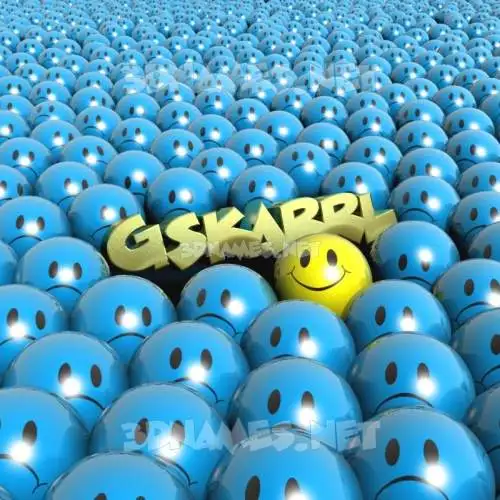 gskarrl in Special Smileys style - 3D name wallpaper