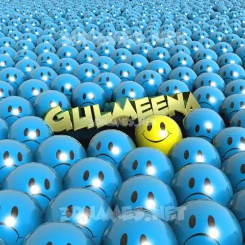 gulmeena in Special Smileys style - 3D name wallpaper gulmeena in Special Smileys style - 3D name wallpaper