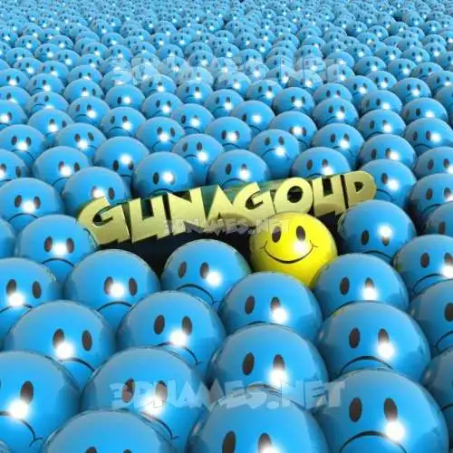 gunagoud in Special Smileys style - 3D name wallpaper