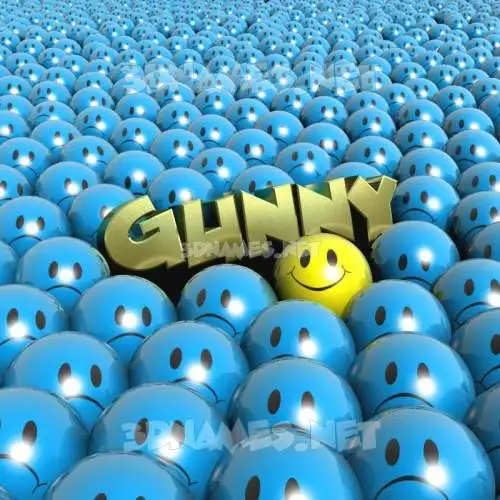 gunny in Special Smileys style - 3D name wallpaper