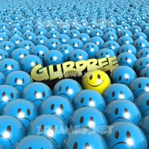 gurpree in Special Smileys style - 3D name wallpaper