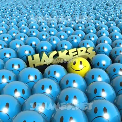 hackers in Special Smileys style - 3D name wallpaper