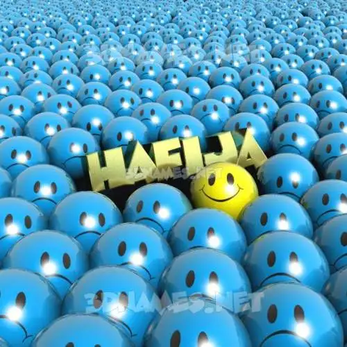 hafija in Special Smileys style - 3D name wallpaper hafija in Special Smileys style - 3D name wallpaper