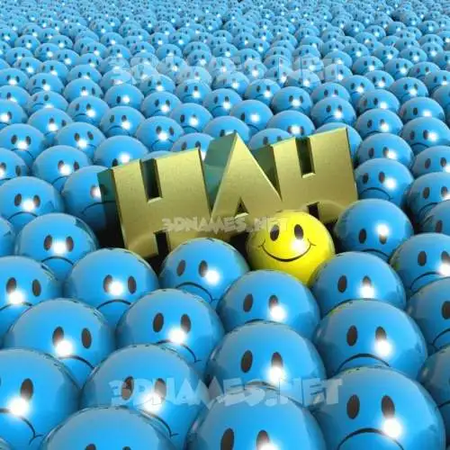 hah in Special Smileys style - 3D name wallpaper hah in Special Smileys style - 3D name wallpaper
