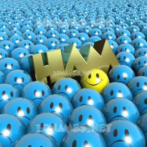 ham in Special Smileys style - 3D name wallpaper ham in Special Smileys style - 3D name wallpaper