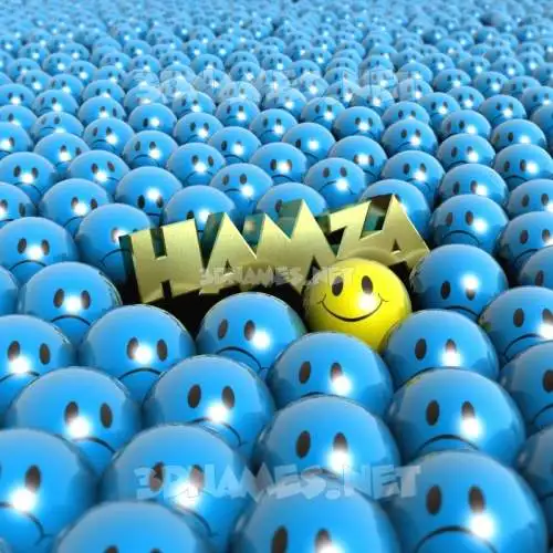 hamza in Special Smileys style - 3D name wallpaper hamza in Special Smileys style - 3D name wallpaper