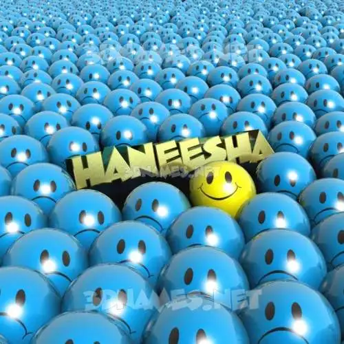 haneesha in Special Smileys style - 3D name wallpaper haneesha in Special Smileys style - 3D name wallpaper