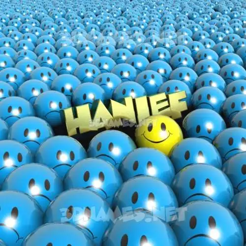 hanief in Special Smileys style - 3D name wallpaper hanief in Special Smileys style - 3D name wallpaper