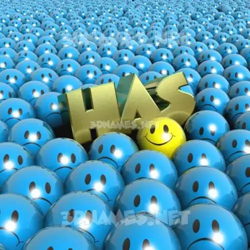 has in Special Smileys style - 3D name wallpaper has in Special Smileys style - 3D name wallpaper