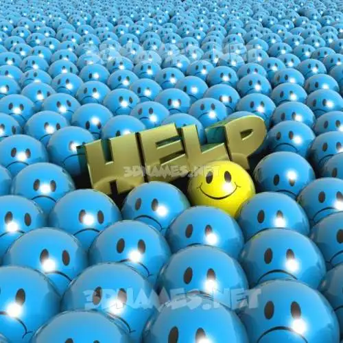 help in Special Smileys style - 3D name wallpaper
