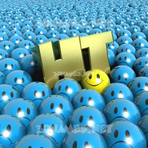 ht in Special Smileys style - 3D name wallpaper ht in Special Smileys style - 3D name wallpaper