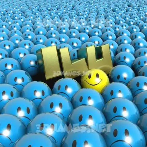 ilu in Special Smileys style - 3D name wallpaper ilu in Special Smileys style - 3D name wallpaper