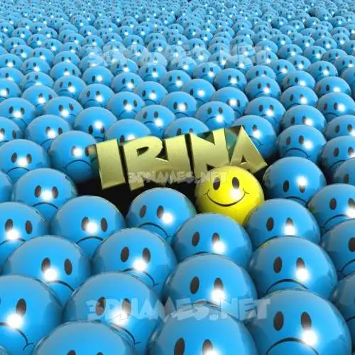 irina in Special Smileys style - 3D name wallpaper irina in Special Smileys style - 3D name wallpaper