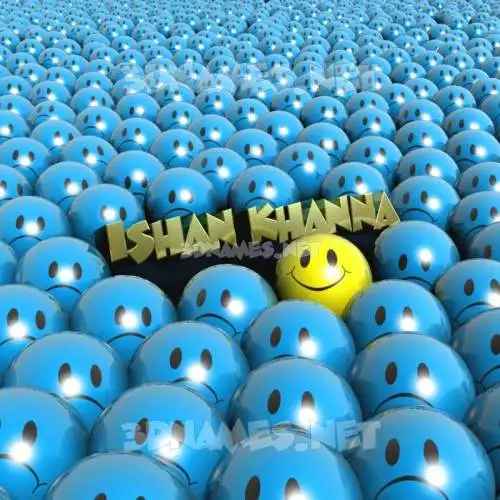 ishan khanna in Special Smileys style - 3D name wallpaper