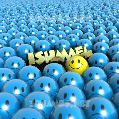 ishmael in Special Smileys style - 3D name wallpaper