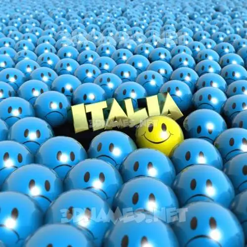 italia in Special Smileys style - 3D name wallpaper italia in Special Smileys style - 3D name wallpaper