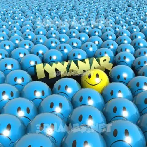 iyyanar in Special Smileys style - 3D name wallpaper
