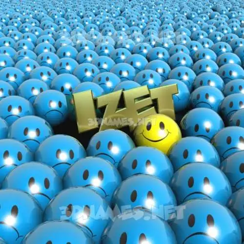 izet in Special Smileys style - 3D name wallpaper izet in Special Smileys style - 3D name wallpaper