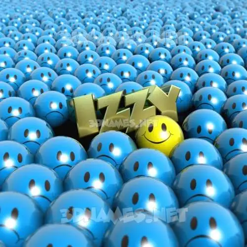 izzy in Special Smileys style - 3D name wallpaper izzy in Special Smileys style - 3D name wallpaper