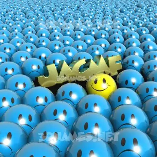 jacmf in Special Smileys style - 3D name wallpaper jacmf in Special Smileys style - 3D name wallpaper