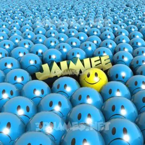 jaimiee in Special Smileys style - 3D name wallpaper