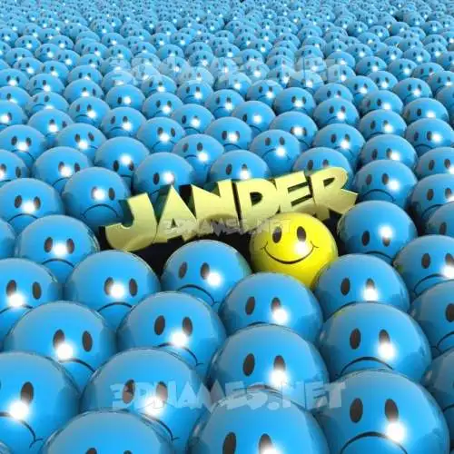 jander in Special Smileys style - 3D name wallpaper jander in Special Smileys style - 3D name wallpaper