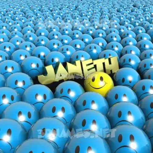 janeth in Special Smileys style - 3D name wallpaper janeth in Special Smileys style - 3D name wallpaper
