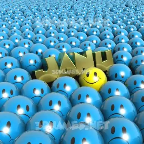 janu in Special Smileys style - 3D name wallpaper janu in Special Smileys style - 3D name wallpaper