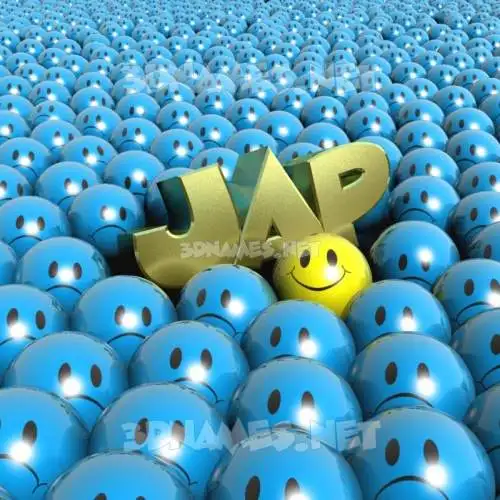 jap in Special Smileys style - 3D name wallpaper jap in Special Smileys style - 3D name wallpaper