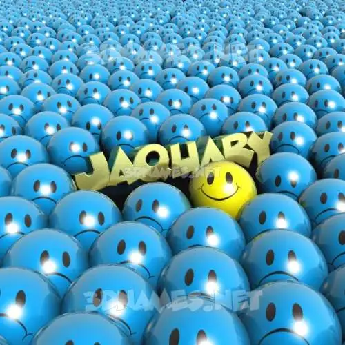jaquary in Special Smileys style - 3D name wallpaper jaquary in Special Smileys style - 3D name wallpaper