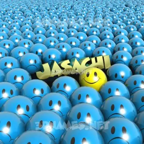 jasachi in Special Smileys style - 3D name wallpaper