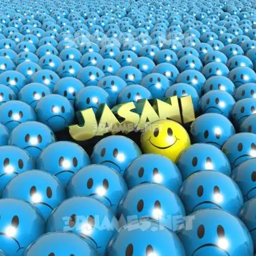 jasani in Special Smileys style - 3D name wallpaper