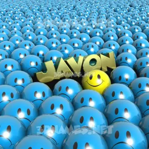 javon in Special Smileys style - 3D name wallpaper