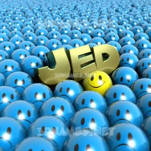 jed in Special Smileys style - 3D name wallpaper jed in Special Smileys style - 3D name wallpaper