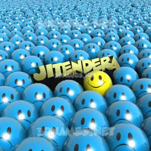 jitendera in Special Smileys style - 3D name wallpaper