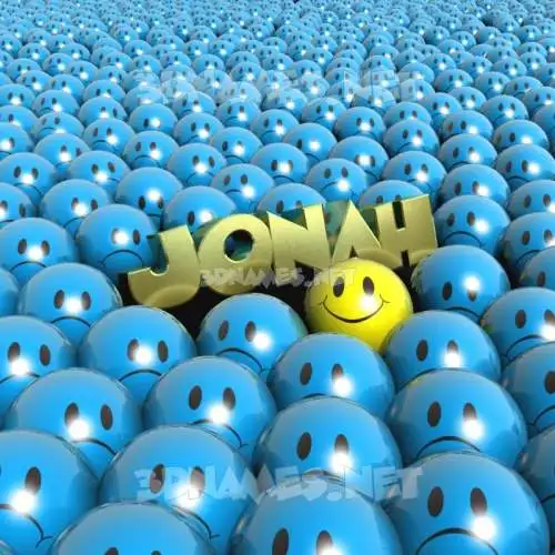 jonah in Special Smileys style - 3D name wallpaper