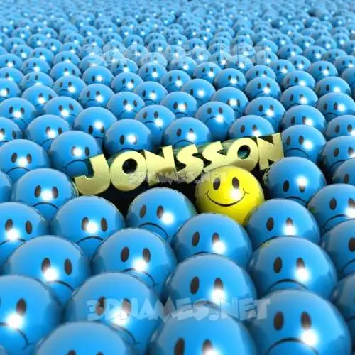 jonsson in Special Smileys style - 3D name wallpaper jonsson in Special Smileys style - 3D name wallpaper