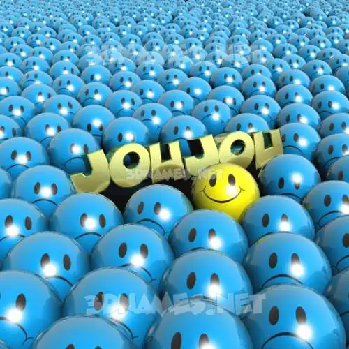 joujou in Special Smileys style - 3D name wallpaper