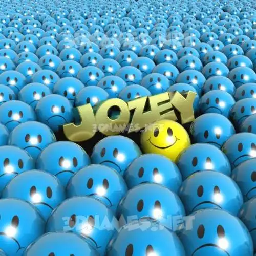 jozey in Special Smileys style - 3D name wallpaper