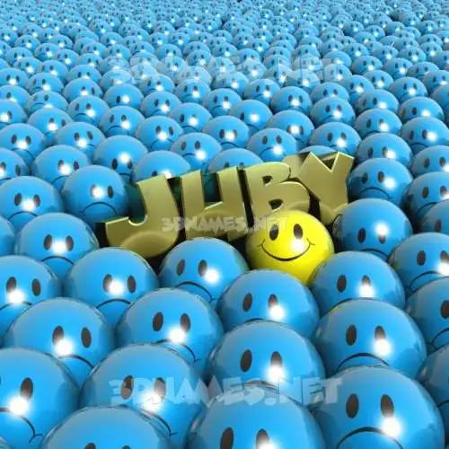 juby in Special Smileys style - 3D name wallpaper juby in Special Smileys style - 3D name wallpaper