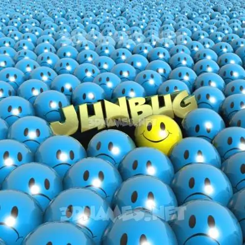 junbug in Special Smileys style - 3D name wallpaper